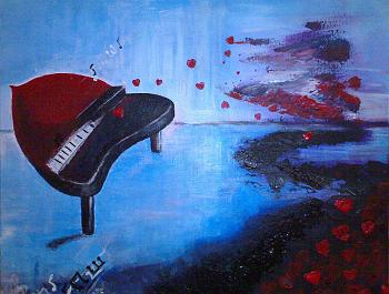 amour1.jpg - Amour&Sérénité - 38x46 cm - Collection Privée